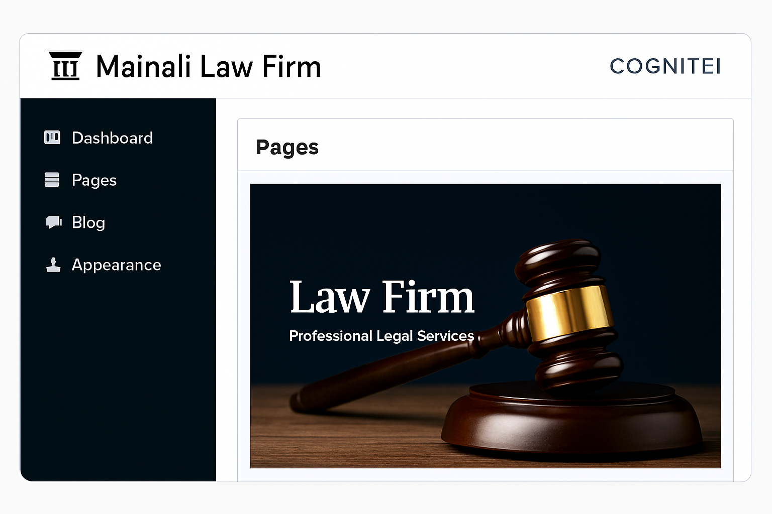 Mainali Law Firm – Website & CMS